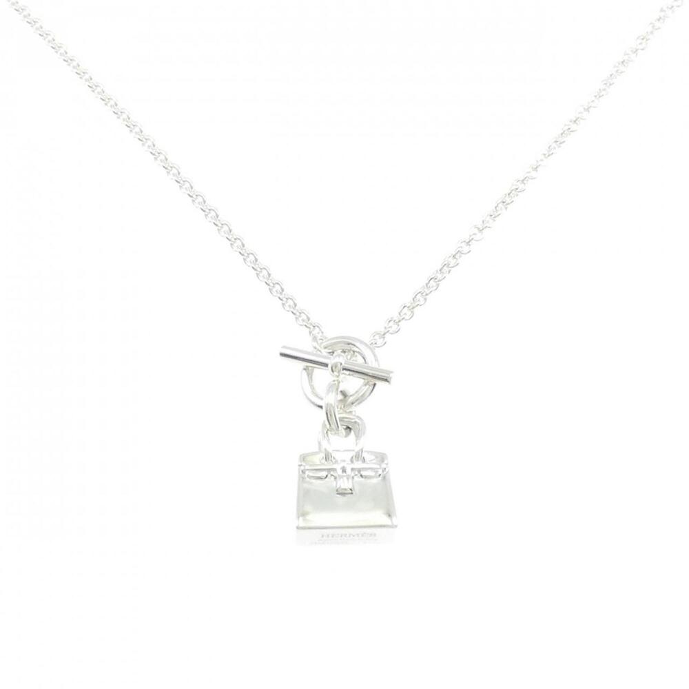 HERMES Silver Necklace